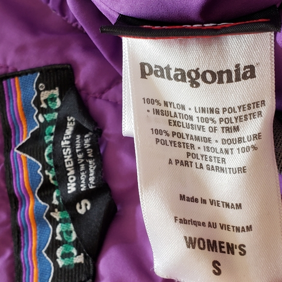 Patagonia H2No Insulated Outskirts ski jacket small purple/blue - Picture 9 of 16